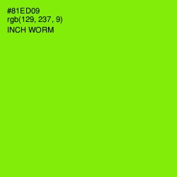 #81ED09 - Inch Worm Color Image