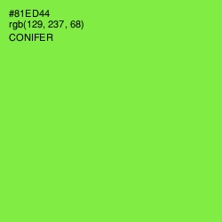#81ED44 - Conifer Color Image