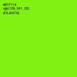 #81F114 - Atlantis Color Image