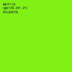 #81F115 - Atlantis Color Image