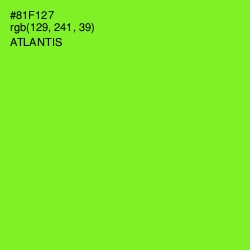 #81F127 - Atlantis Color Image