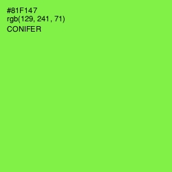 #81F147 - Conifer Color Image