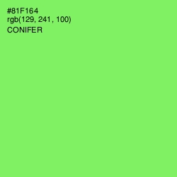 #81F164 - Conifer Color Image