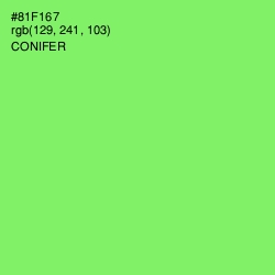 #81F167 - Conifer Color Image