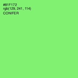 #81F172 - Conifer Color Image