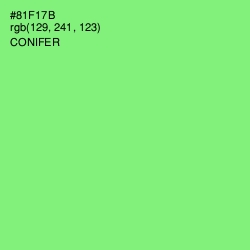 #81F17B - Conifer Color Image