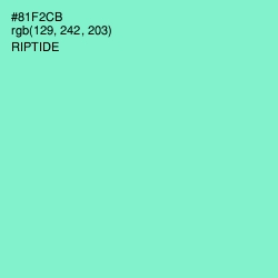 #81F2CB - Riptide Color Image