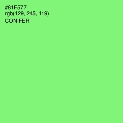 #81F577 - Conifer Color Image