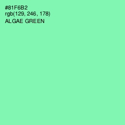 #81F6B2 - Algae Green Color Image