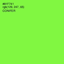 #81F741 - Conifer Color Image