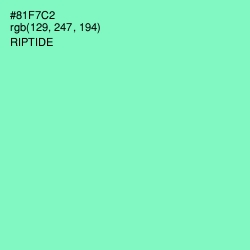 #81F7C2 - Riptide Color Image