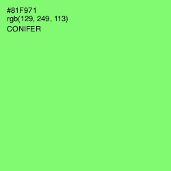 #81F971 - Conifer Color Image