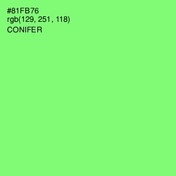 #81FB76 - Conifer Color Image