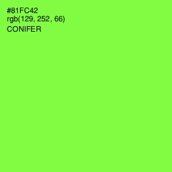 #81FC42 - Conifer Color Image