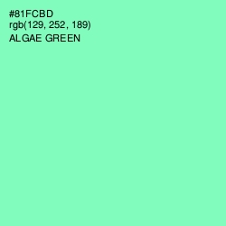#81FCBD - Algae Green Color Image