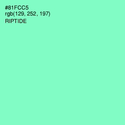 #81FCC5 - Riptide Color Image