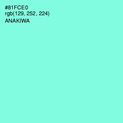 #81FCE0 - Anakiwa Color Image