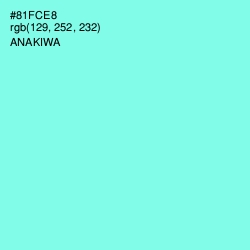 #81FCE8 - Anakiwa Color Image