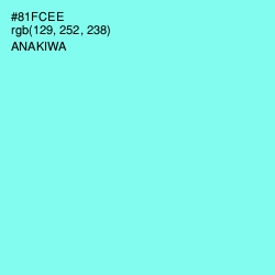 #81FCEE - Anakiwa Color Image