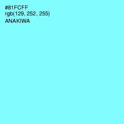 #81FCFF - Anakiwa Color Image