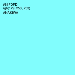 #81FDFD - Anakiwa Color Image