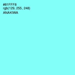 #81FFF8 - Anakiwa Color Image