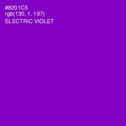 #8201C5 - Electric Violet Color Image