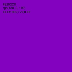 #8202C0 - Electric Violet Color Image