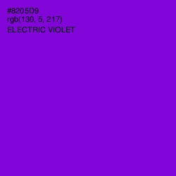 #8205D9 - Electric Violet Color Image