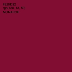 #820D32 - Monarch Color Image