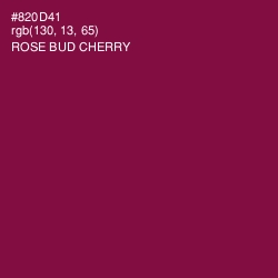 #820D41 - Rose Bud Cherry Color Image