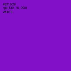 #8210C8 - Electric Violet Color Image