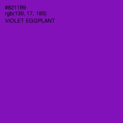 #8211B9 - Violet Eggplant Color Image