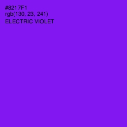 #8217F1 - Electric Violet Color Image