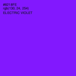 #8218FE - Electric Violet Color Image