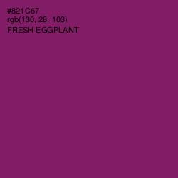 #821C67 - Fresh Eggplant Color Image