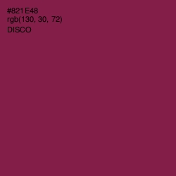 #821E48 - Disco Color Image