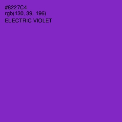 #8227C4 - Electric Violet Color Image