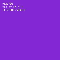 #8227D3 - Electric Violet Color Image