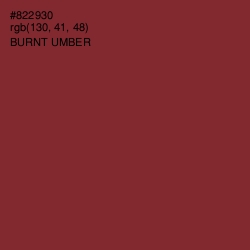 #822930 - Burnt Umber Color Image