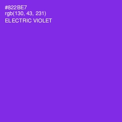 #822BE7 - Electric Violet Color Image