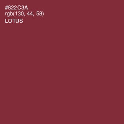 #822C3A - Lotus Color Image