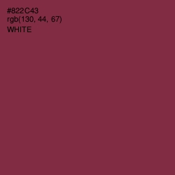 #822C43 - Solid Pink Color Image