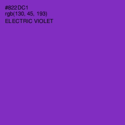 #822DC1 - Electric Violet Color Image