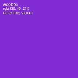 #822DD3 - Electric Violet Color Image