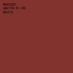 #82332E - Burnt Umber Color Image