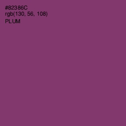 #82386C - Plum Color Image