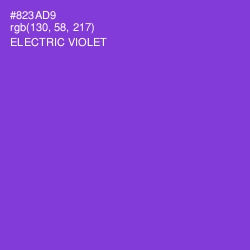 #823AD9 - Electric Violet Color Image