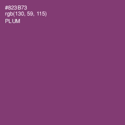 #823B73 - Plum Color Image