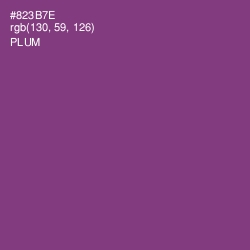 #823B7E - Plum Color Image